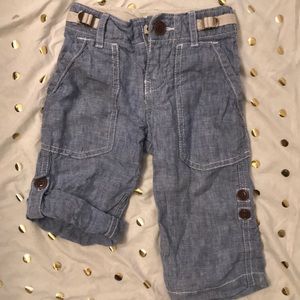 Gap Chambray Rollable Pants